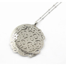 Double Layer Stainless Steel Pendant Necklace